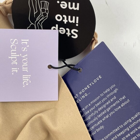 Honeylove Liftwear Camisole 1X Wireless Shaping Shapewear Nude Sand Tank - Picture 9 of 11